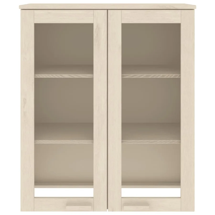 Dessus de buffet HAMAR Marron miel 85x35x100 cm Bois de pin - 3