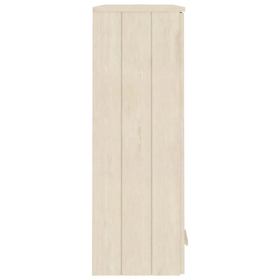 Dessus de buffet HAMAR Marron miel 85x35x100 cm Bois de pin - 5