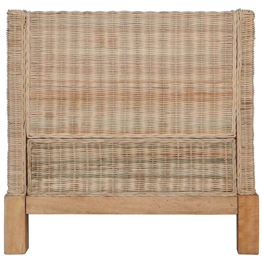 Fauteuil avec coussins Rotin naturel - 4