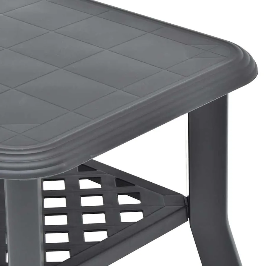 Table basse Anthracite 90x60x46 cm Plastique - 5