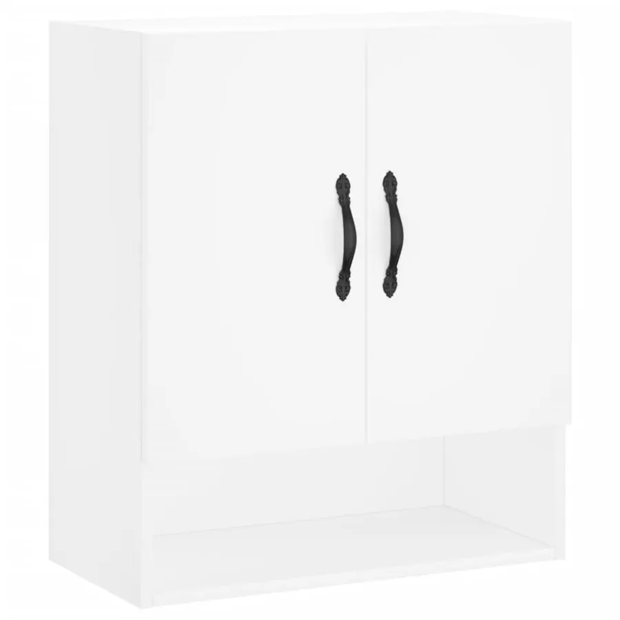 Armoire murale blanc 60x31x70 cm bois d'ingénierie - 2