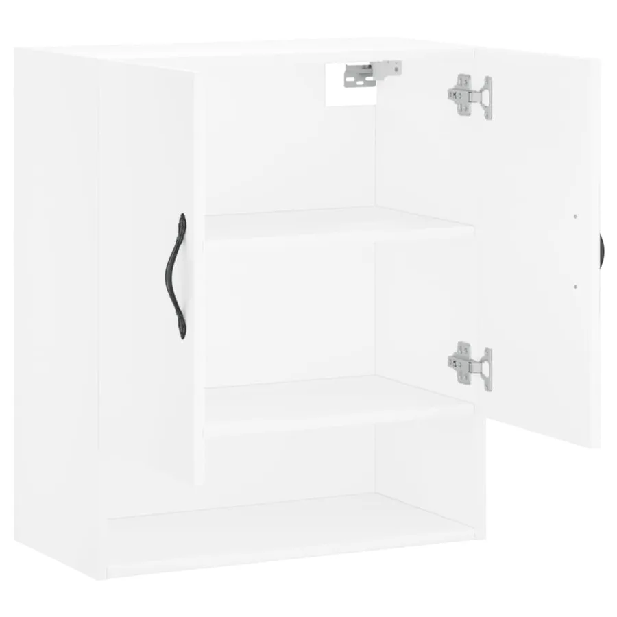 Armoire murale blanc 60x31x70 cm bois d'ingénierie - 6