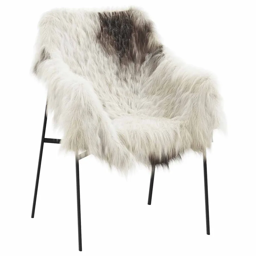 Peau de mouton Couleur mélangée (60-70)x(90-100) cm - 3