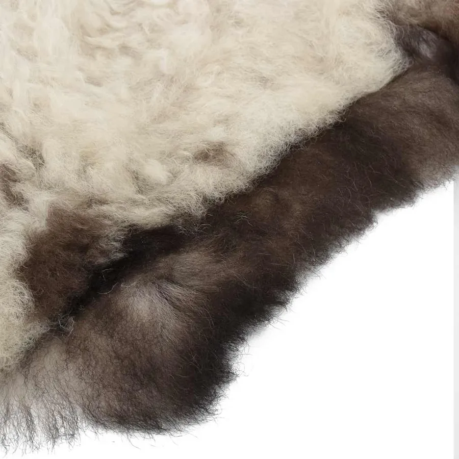 Peau de mouton Couleur mélangée (60-70)x(90-100) cm - 6