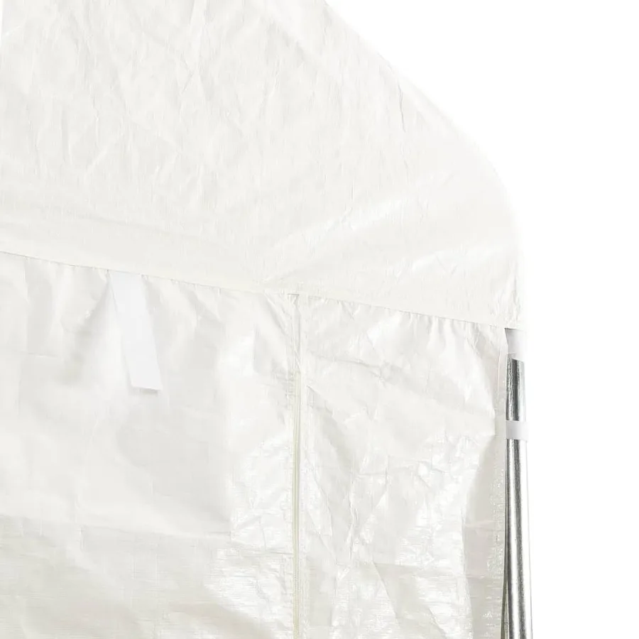 Belvédère avec toit blanc 17,84x2,28x2,69 m polyéthylène - 5
