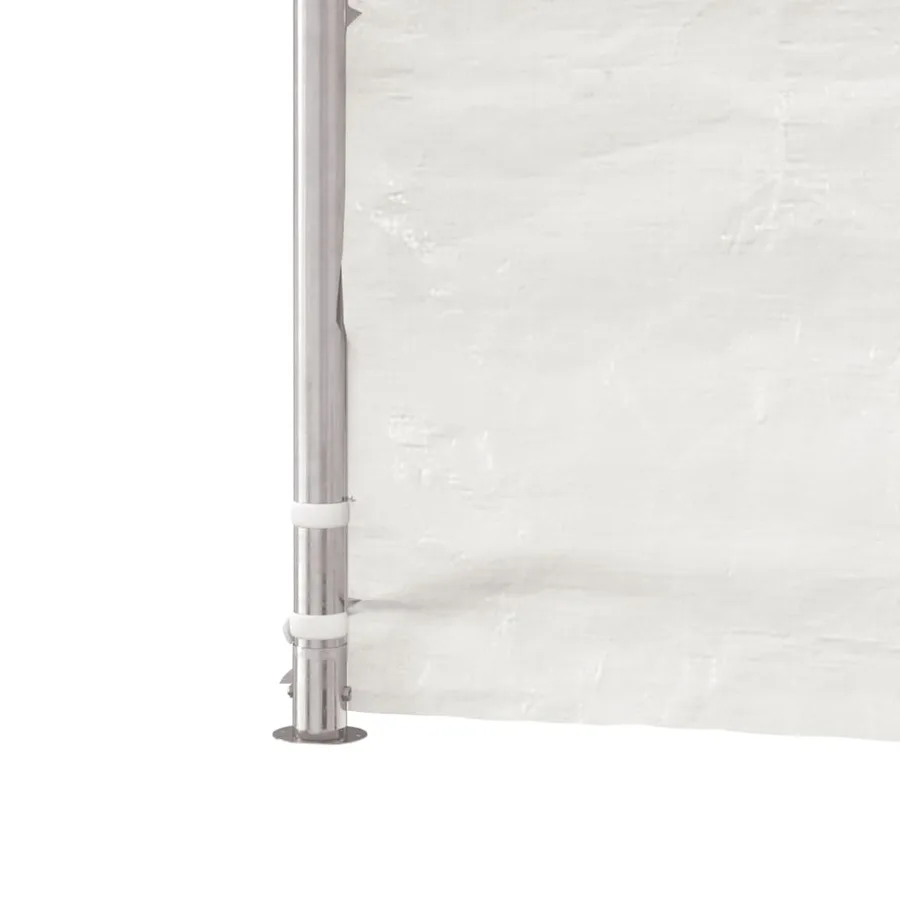 Belvédère avec toit blanc 17,84x2,28x2,69 m polyéthylène - 6