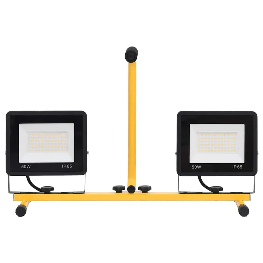 Projecteur à LED avec poignée 2x50 W Blanc chaud - 5