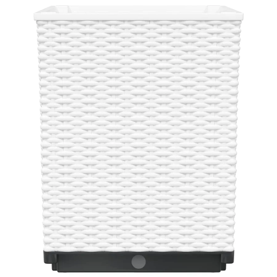 Jardinières 2 pcs blanc 30x30x37 cm polypropylène - 6