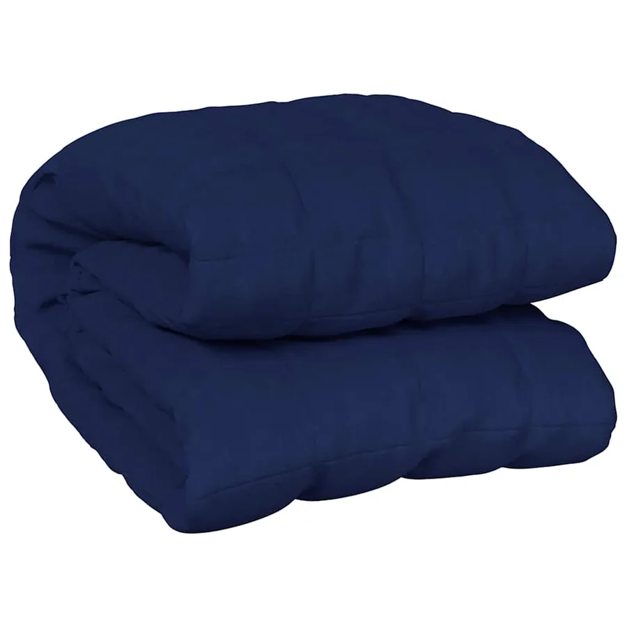 Couverture lestée Bleu 200x225 cm 13 kg Tissu - 2
