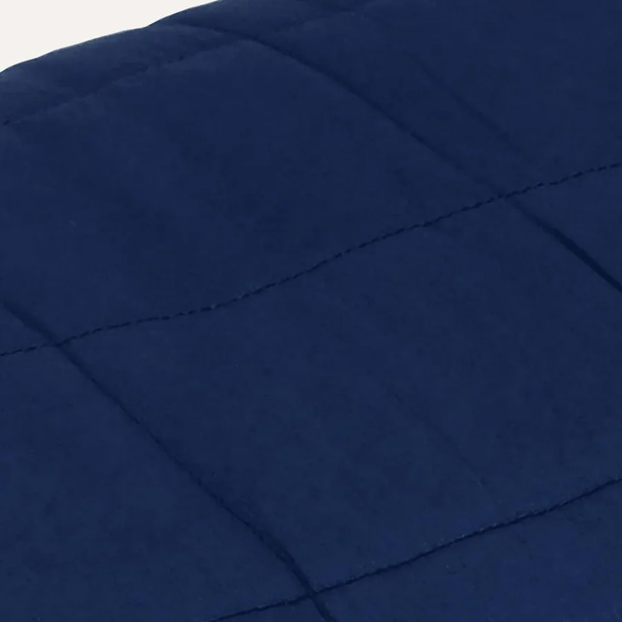 Couverture lestée Bleu 200x225 cm 13 kg Tissu - 4