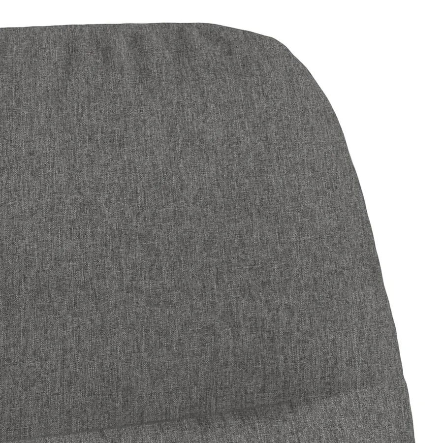Chaise de relaxation Gris clair Tissu - 6