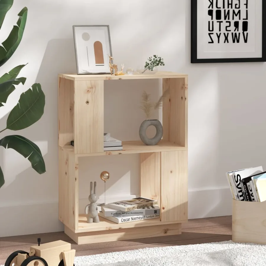 Bibliothèque/Séparateur de pièce 51x25x70 cm Bois de pin solide - 3