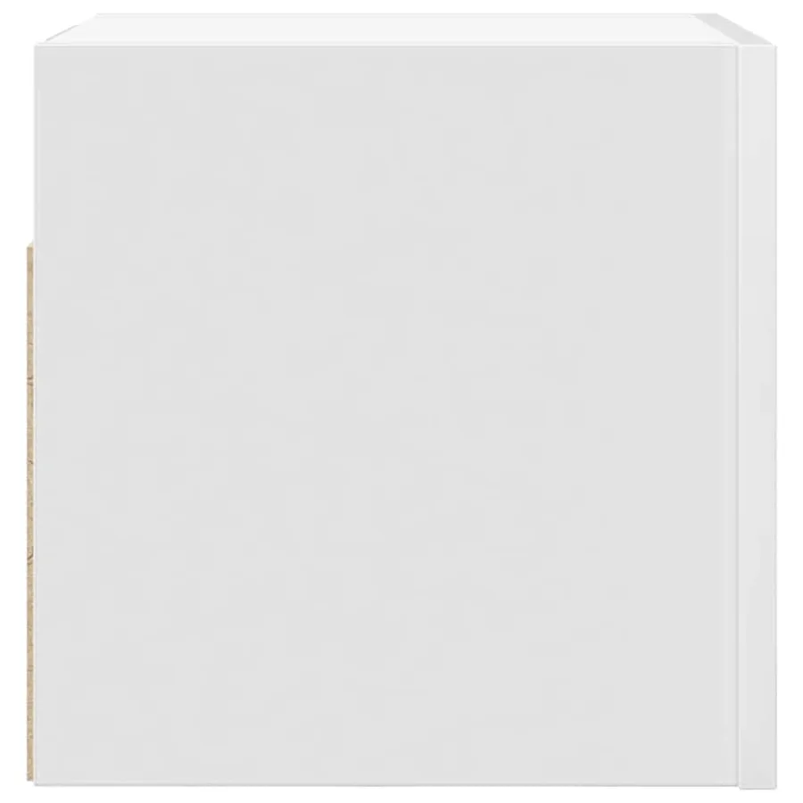 Meuble TV mural Blanc 30,5x30x30 cm - 5