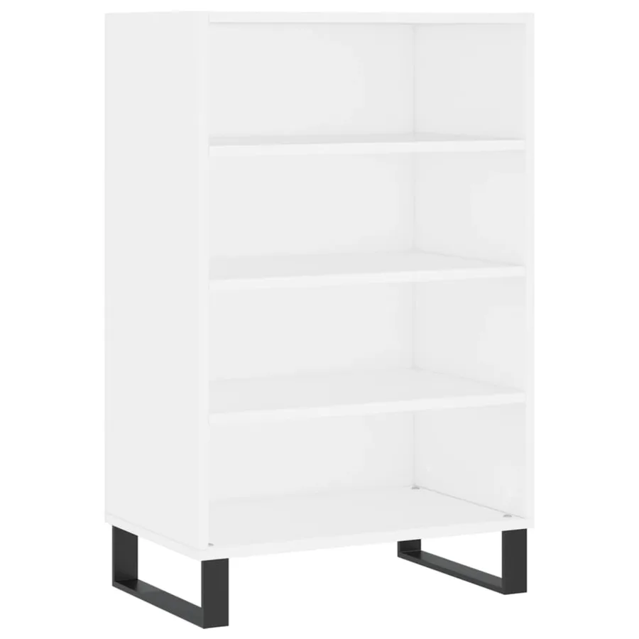 Buffet haut blanc 57x35x90 cm bois d'ingénierie - 2