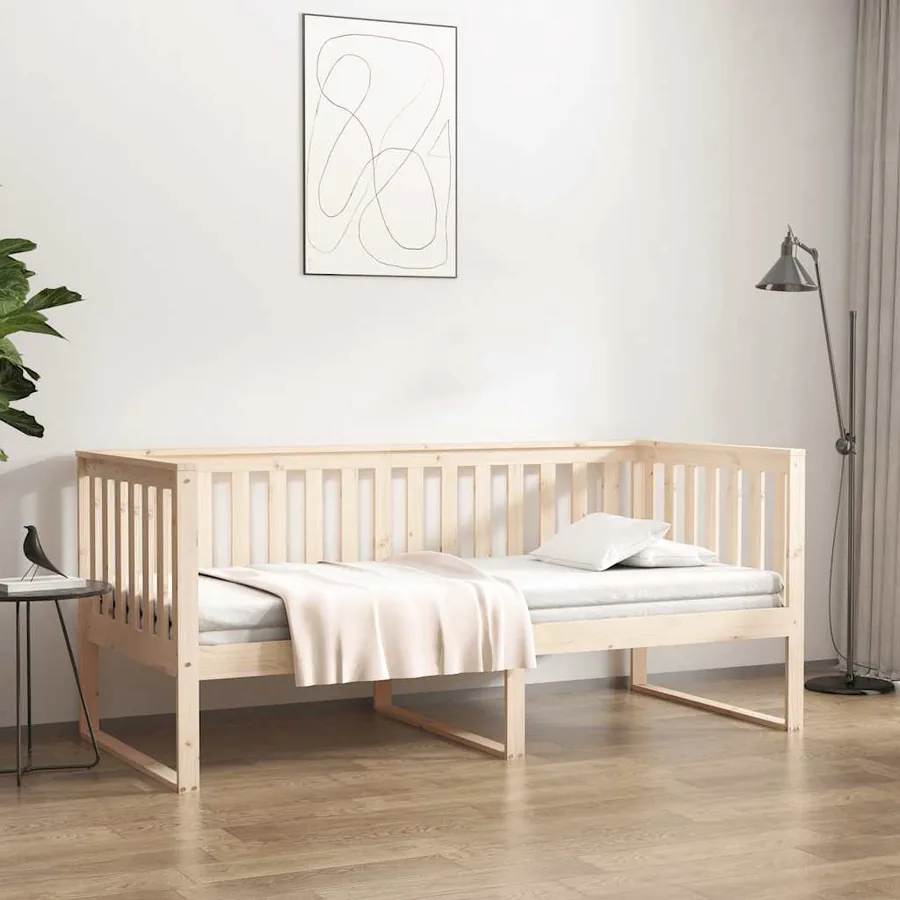 Lit de jour sans matelas 100x200 cm bois de pin massif