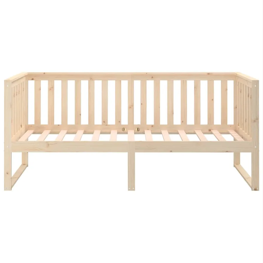 Lit de jour sans matelas 100x200 cm bois de pin massif - 8