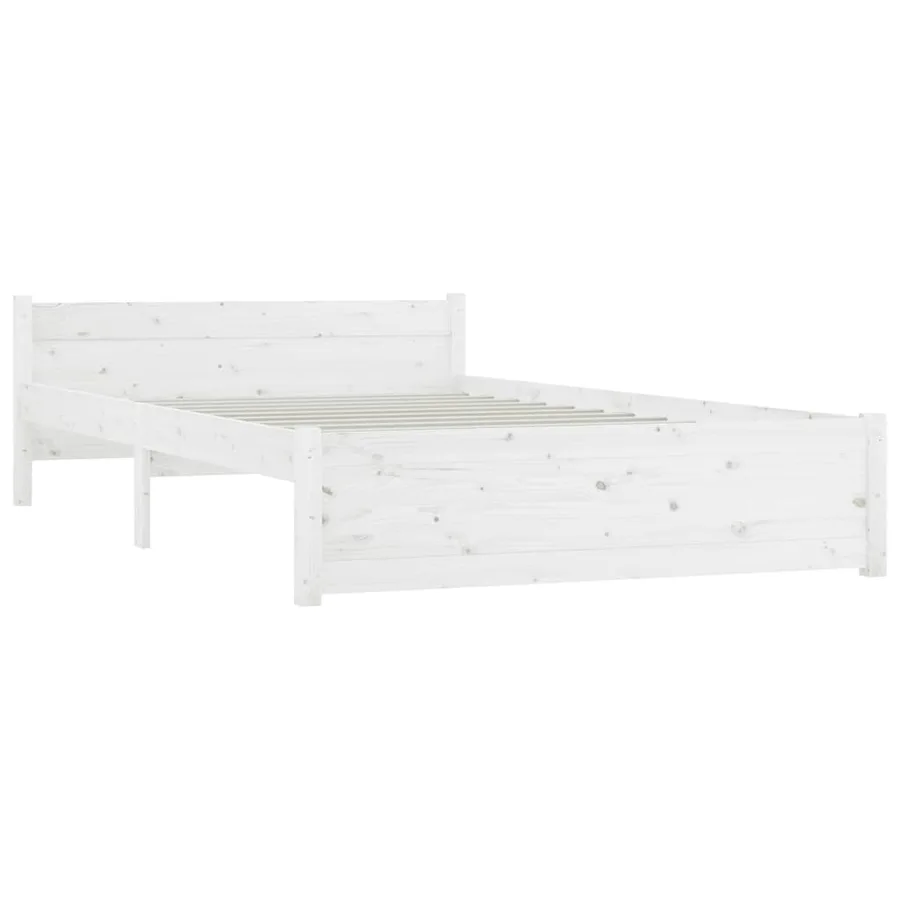 Cadre de lit sans matelas avec tiroirs blanc 120x200 cm - 5