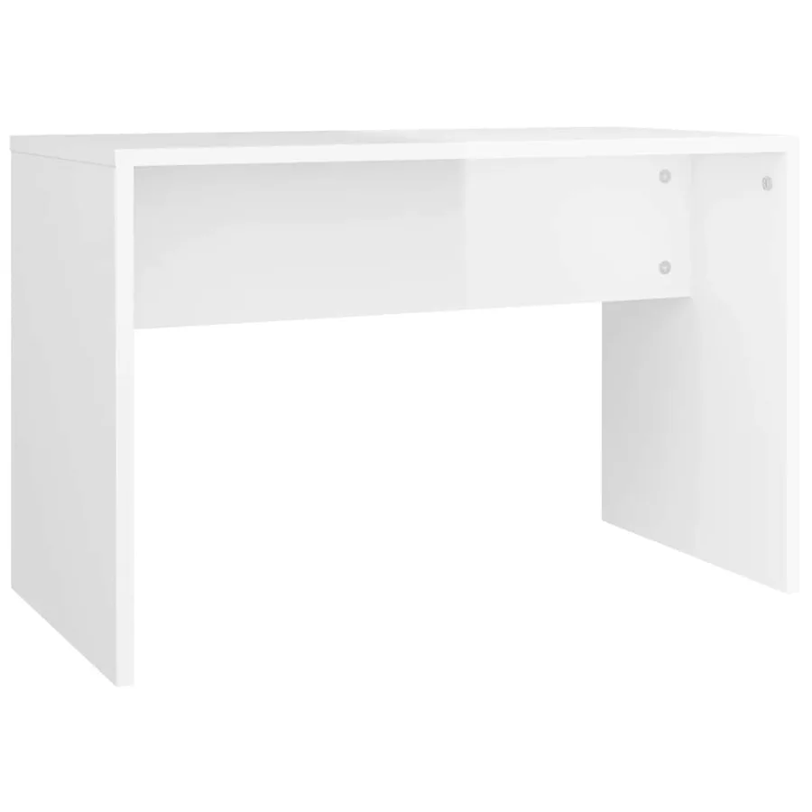 Ensemble de coiffeuse Blanc brillant 86,5x35x136 cm - 7