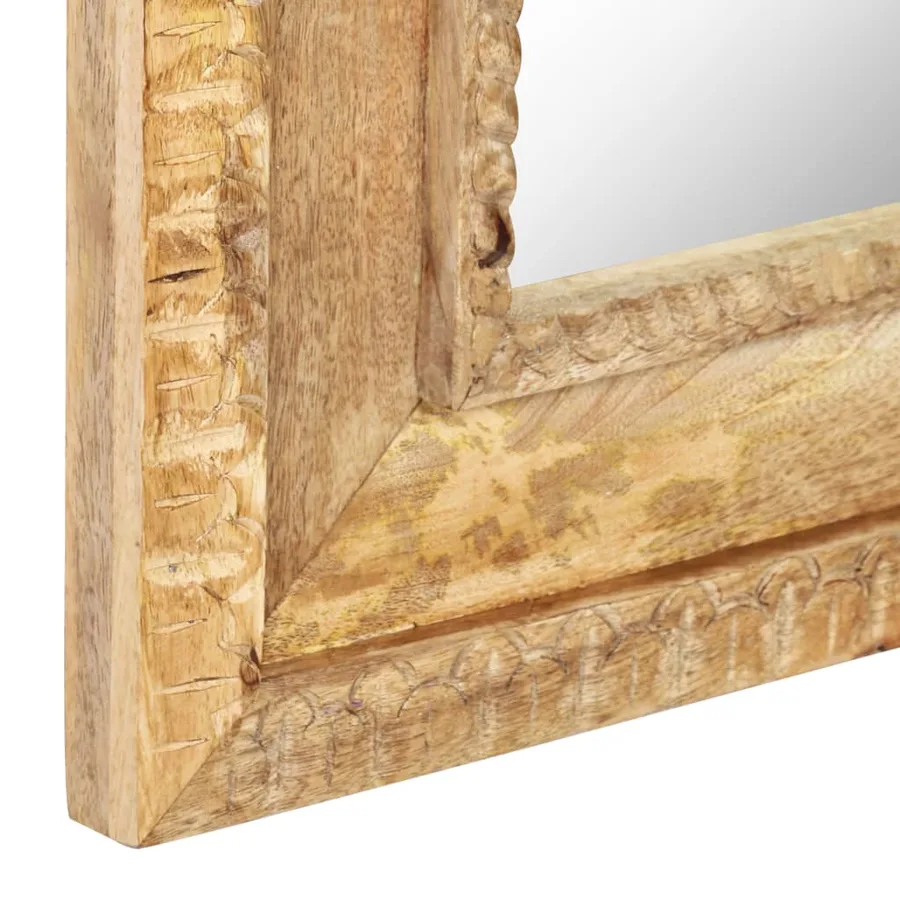 Miroir 50x3x110 cm Bois de manguier massif - 5