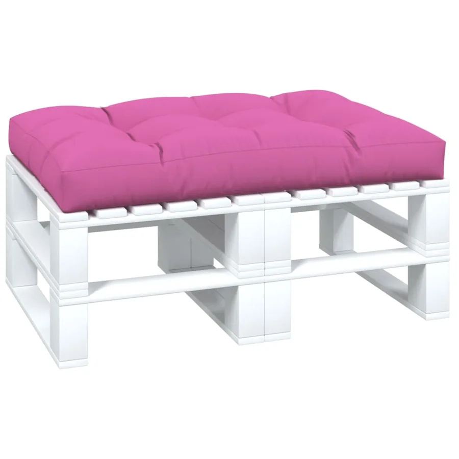 Coussin de palette Rose 120x80x12 cm tissu - 3