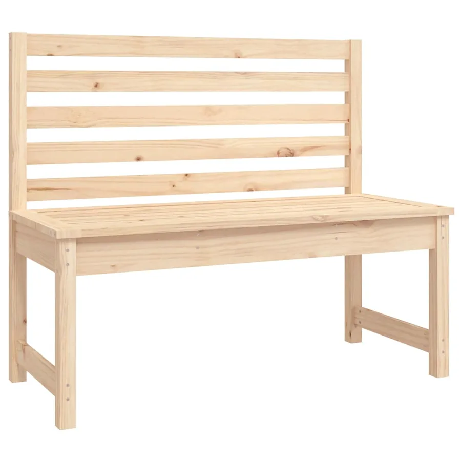 Ensemble à manger de jardin 4 pcs bois massif de pin - 7