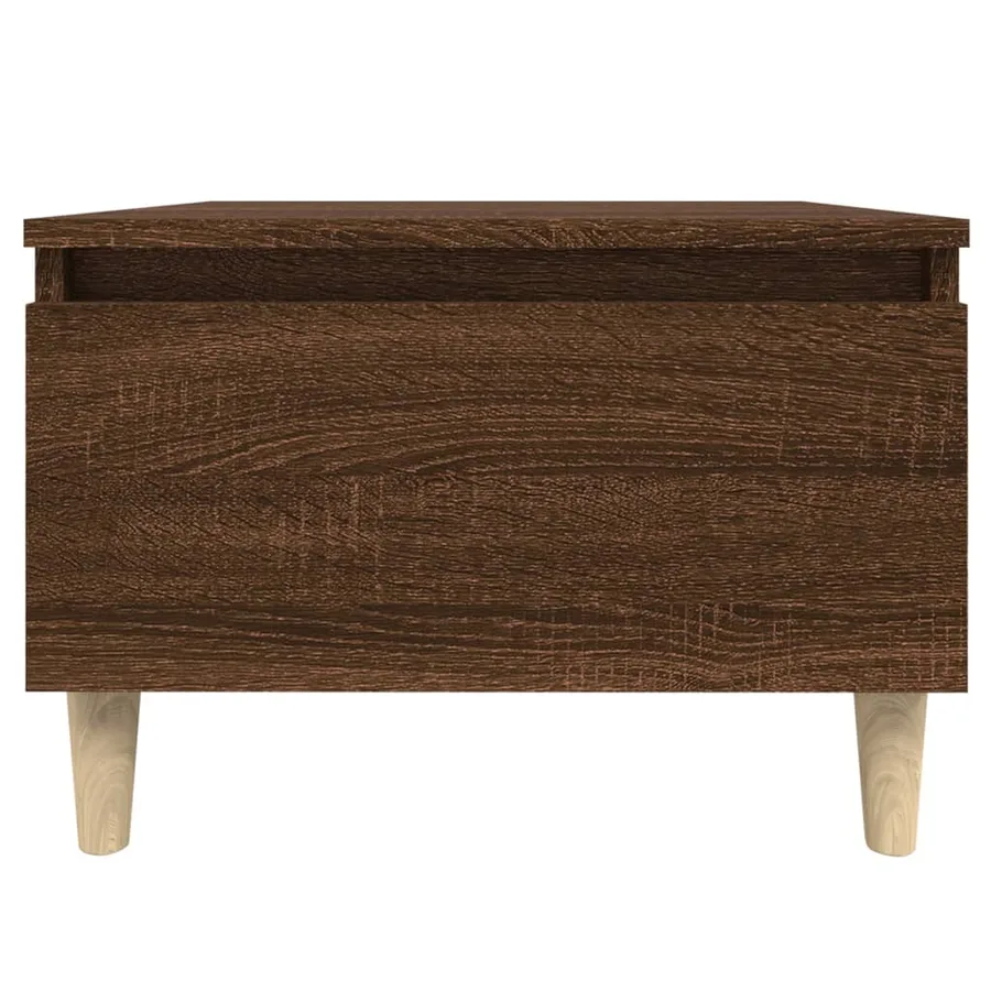 Table d'appoint Chêne marron 50x46x35 cm Bois d'ingénierie - 6
