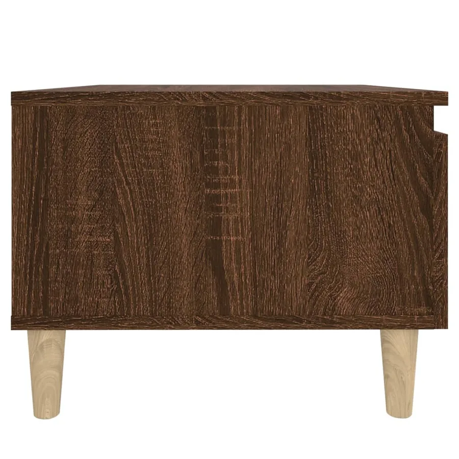 Table d'appoint Chêne marron 50x46x35 cm Bois d'ingénierie - 8