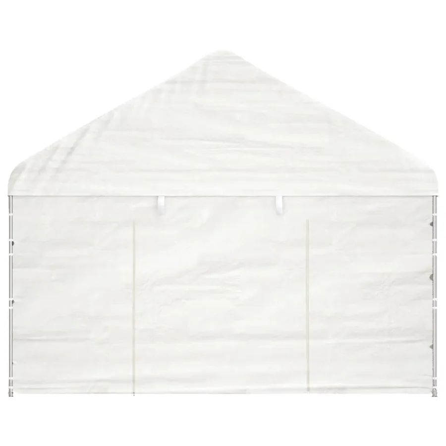 Belvédère avec toit blanc 17,84x4,08x3,22 m polyéthylène - 4
