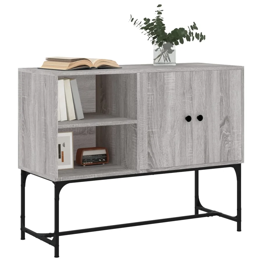 Buffet sonoma gris 100x40x79,5 cm bois d'ingénierie - 3