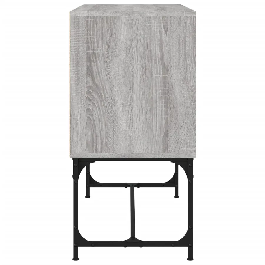 Buffet sonoma gris 100x40x79,5 cm bois d'ingénierie - 7