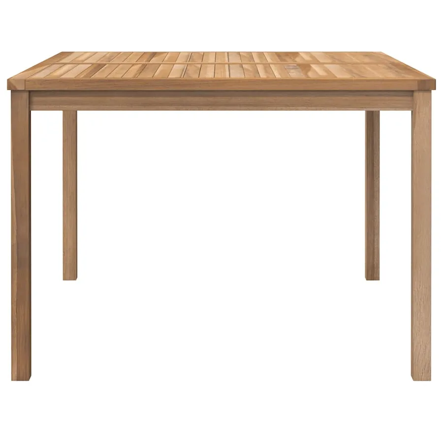 Table à dîner de jardin 110x110x77 cm Bois de teck solide - 3