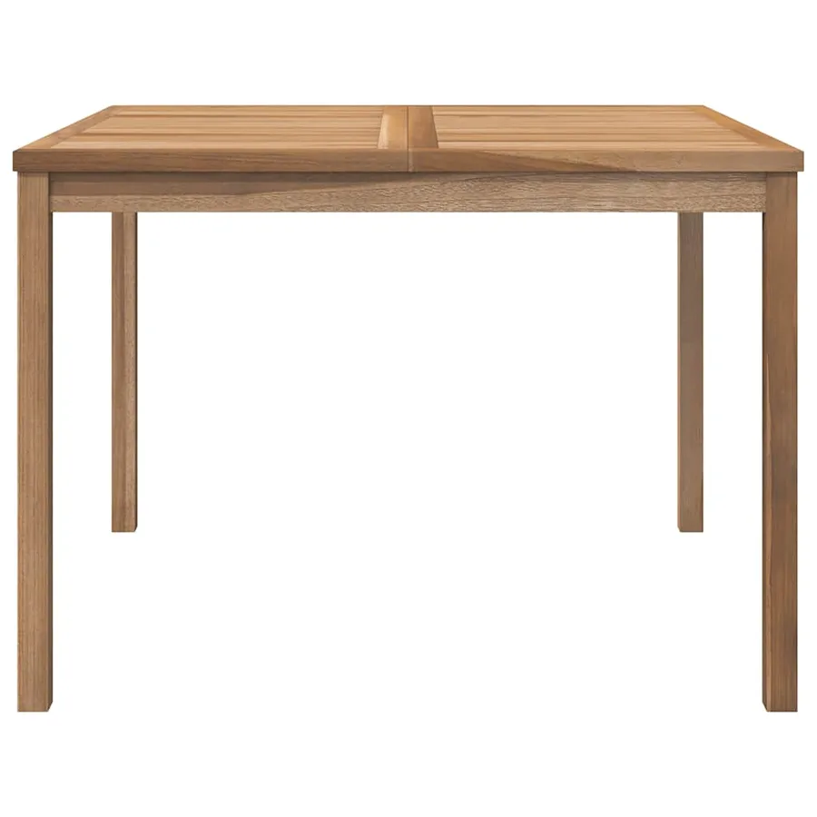 Table à dîner de jardin 110x110x77 cm Bois de teck solide - 4