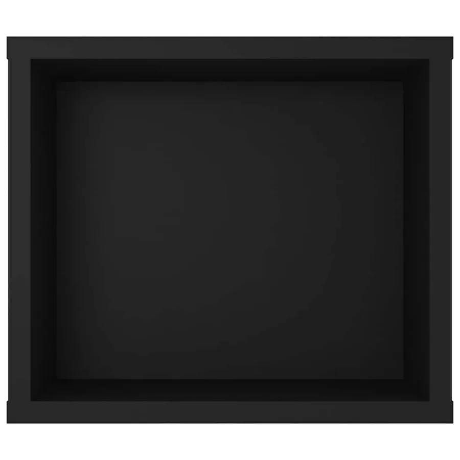 Meuble TV suspendu Noir 100x30x26,5 cm Bois d’ingénierie - 5