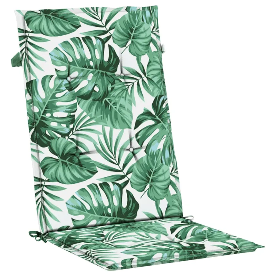 Coussins de chaise à dossier haut lot de 6 modèle de feuille - 5