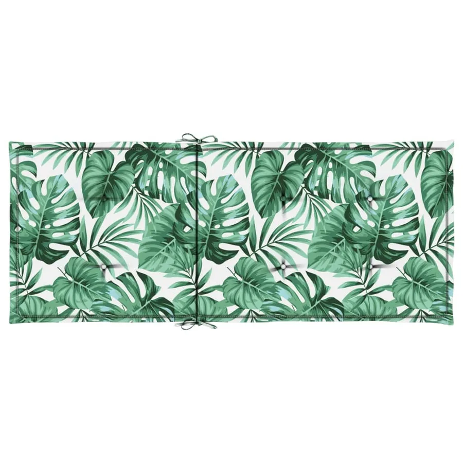 Coussins de chaise à dossier haut lot de 6 modèle de feuille - 7
