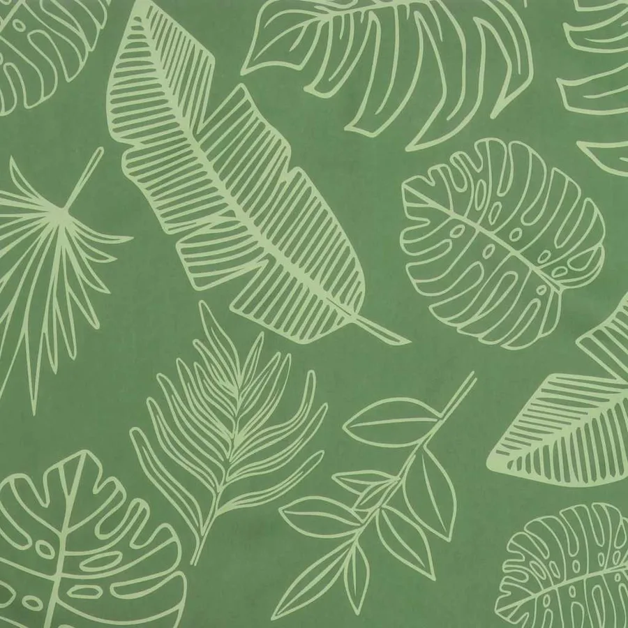 Coussin de banc de jardin motif de feuilles 150x50x3 cm - 6