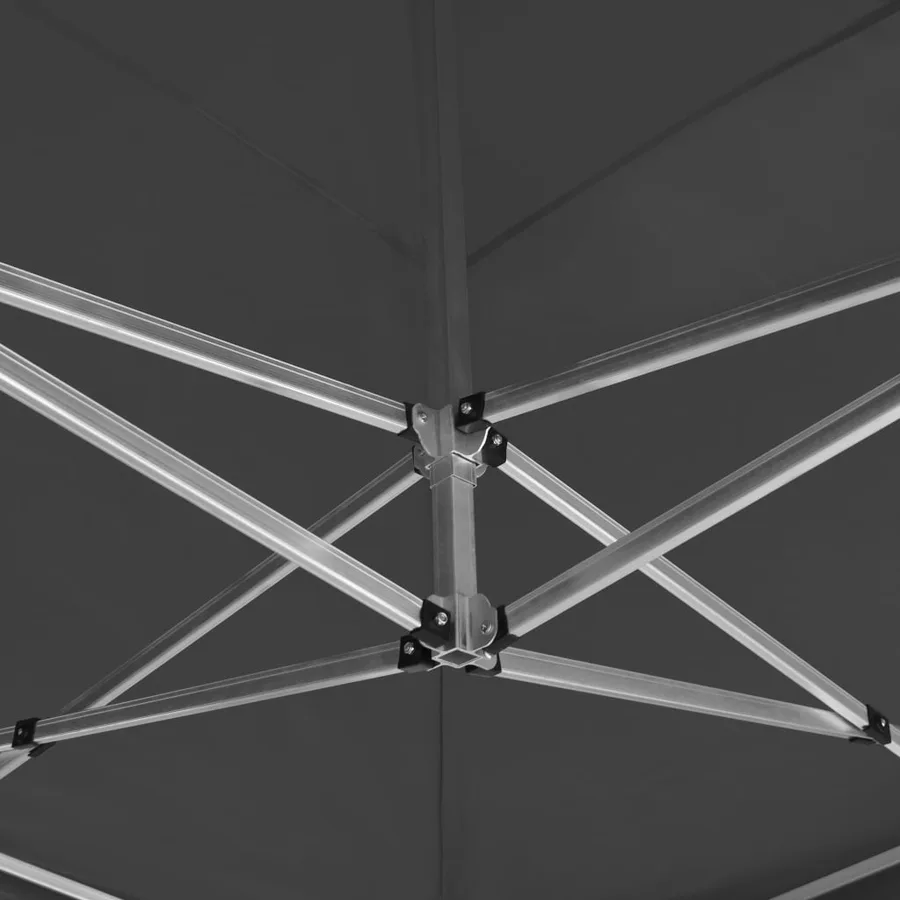 Tente de réception pliable Aluminium 6 x 3 m Anthracite - 7