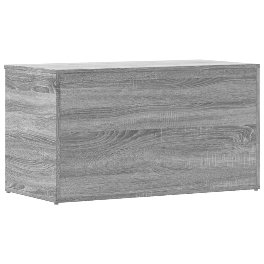 Coffre de rangement Sonoma gris 84x42x46 cm Bois d'ingénierie - 6