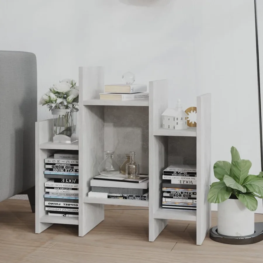 Armoire latérale Gris béton 60x26x60 cm Aggloméré - 3