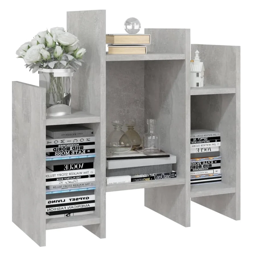 Armoire latérale Gris béton 60x26x60 cm Aggloméré - 4