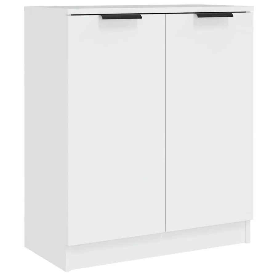 Buffets 3 pcs Blanc Bois d'ingénierie - 4