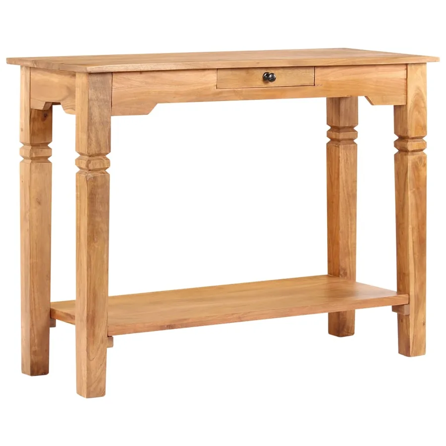Table console 100x40x76 cm Bois d'acacia massif - 12
