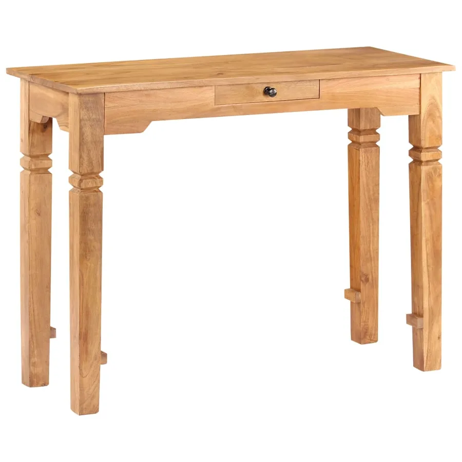 Table console 100x40x76 cm Bois d'acacia massif - 13