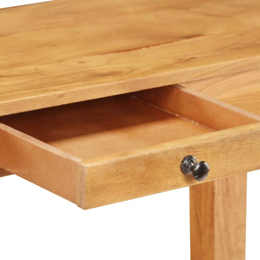 Table console 100x40x76 cm Bois d'acacia massif - 4