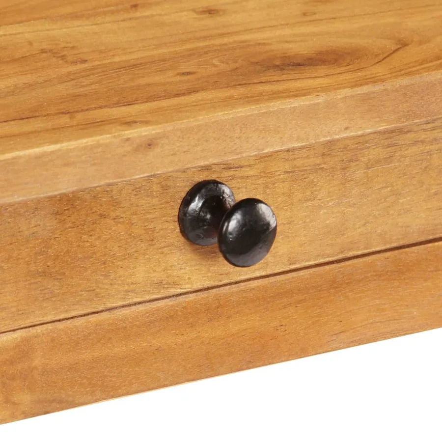Table console 100x40x76 cm Bois d'acacia massif - 5