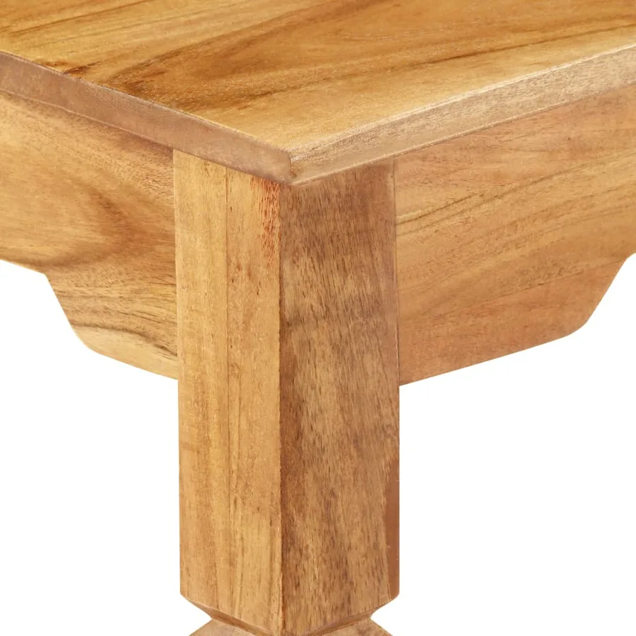 Table console 100x40x76 cm Bois d'acacia massif - 6