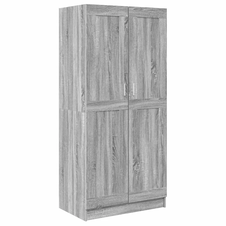 Garde-robe Sonoma gris 82,5x51,5x180 cm Bois d'ingénierie - 2