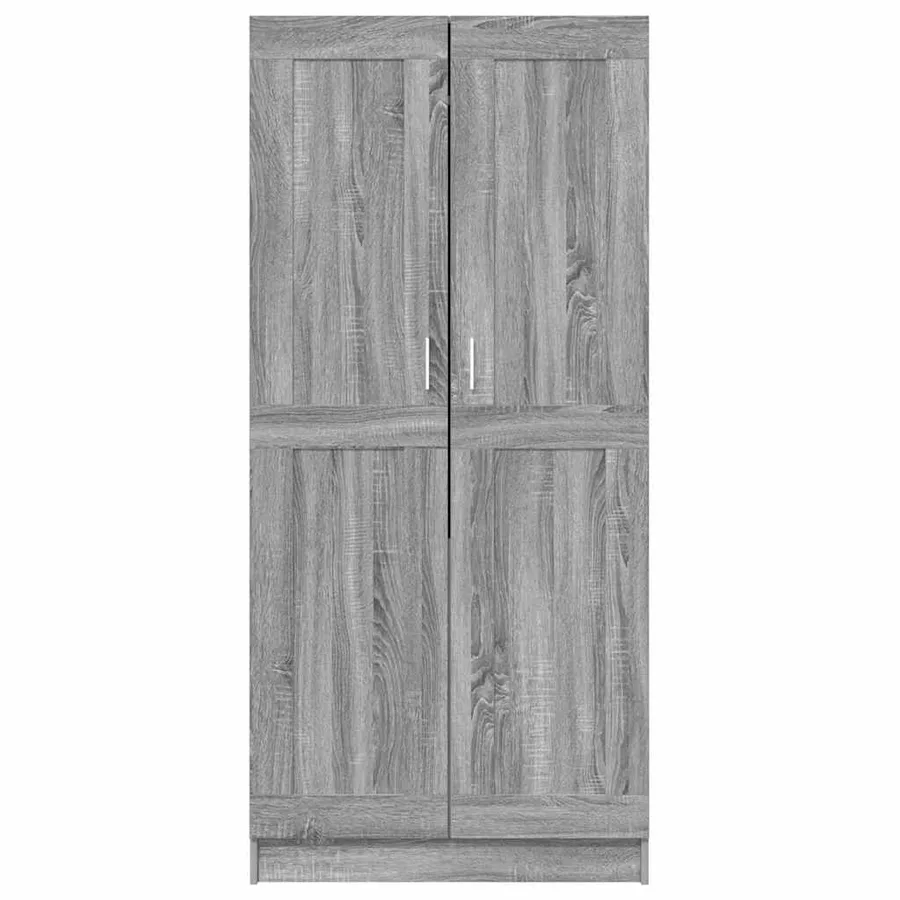 Garde-robe Sonoma gris 82,5x51,5x180 cm Bois d'ingénierie - 6