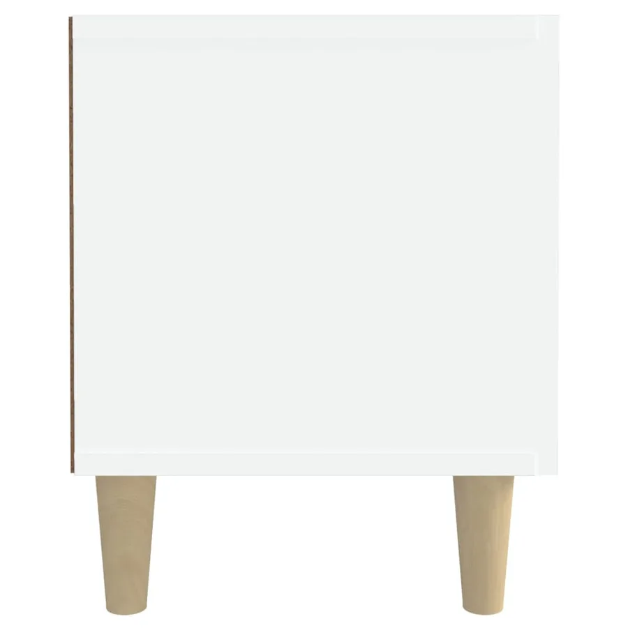 Meuble TV Blanc 180x31,5x40 cm Bois d'ingénierie - 8