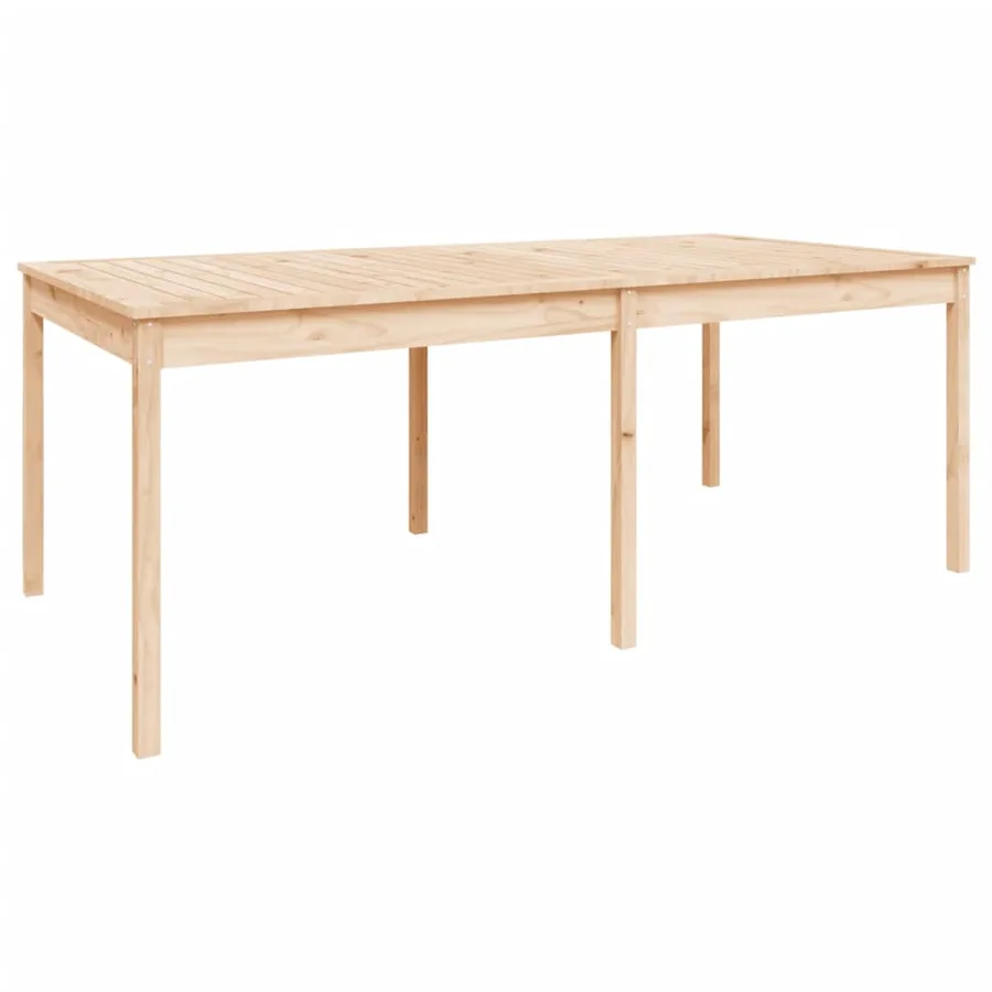 Ensemble à manger de jardin 11 pcs bois massif de pin - 8